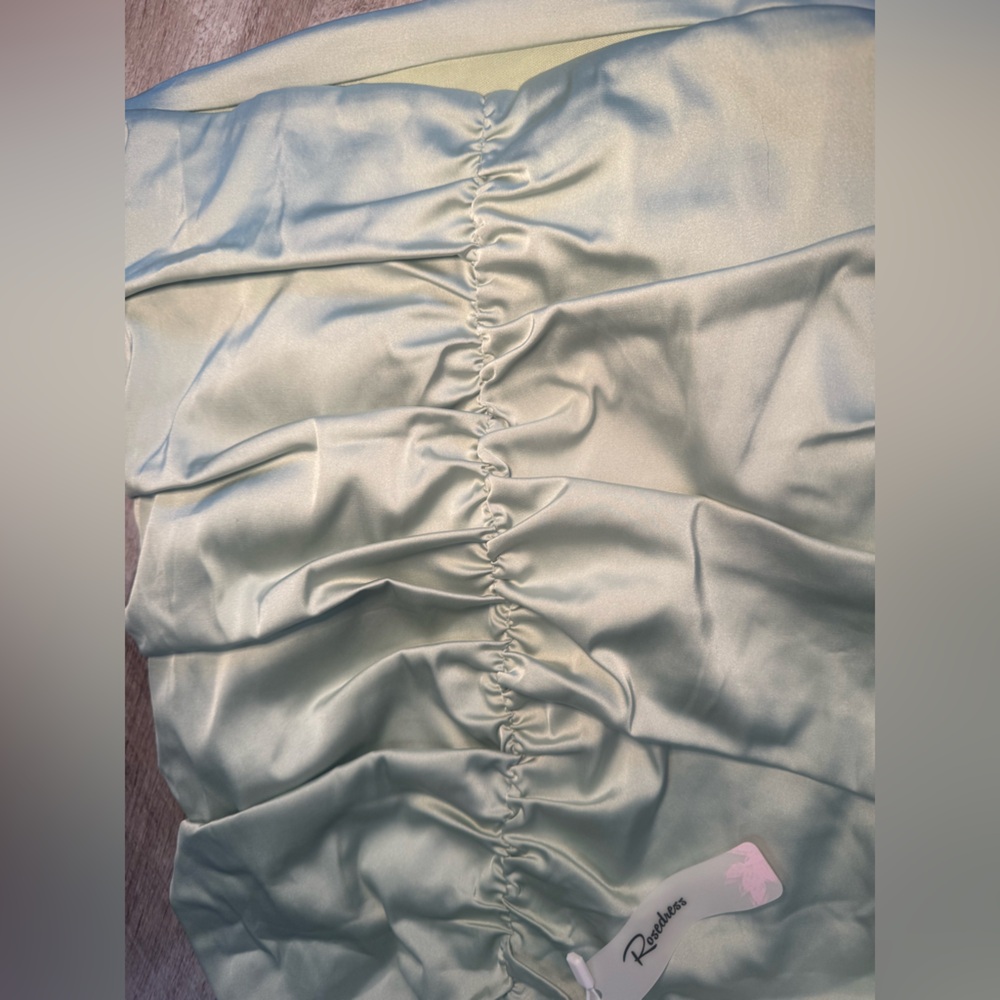 Rosedress NWT Size Small, mint green, skinny strap open back mini w/back detail - Picture 14 of 14